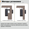Электронный умный сенсорный накладной замок с отпечатком пальца
