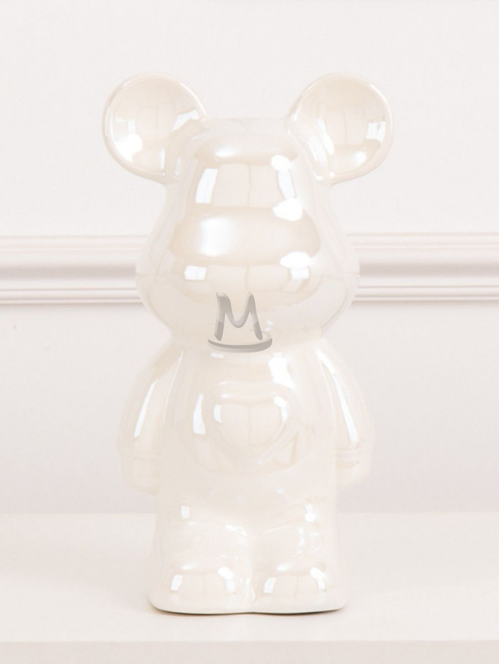 Декоративные статуэтки для интерьера и декора дома Мишка Тедди Bearbrick копилка с сердцем