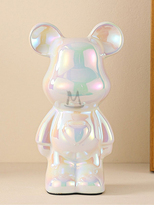 Декоративные статуэтки для интерьера и декора дома Мишка Тедди Bearbrick копилка с сердцем
