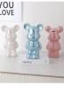 Декоративные статуэтки для интерьера и декора дома Мишка Тедди Bearbrick копилка с сердцем
