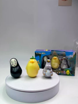 Набор фигурок аниме Унесенные Призраками 3в1