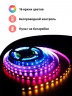 Светодиодная многоцветная RGB LED лента с пультом 5050 SMD с USB
