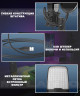 Конденсаторный проводной микрофон для ПК игровой, студийный с подсветкой и USB