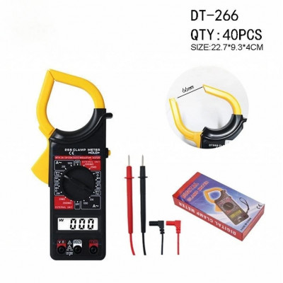 Токоизмерительные клещи, цифровой мультиметр DT-266