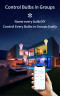 Умная светодиодная лампочка E27 RGB + CCT Bluetooth Smart Led Bulb 10W Tuya, лед многоцветная Е27, теплая, холодая лампа с Алисой, Siri, Alexa, Google