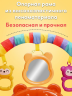 Развивающий детский игровой коврик с пианино и погремушками