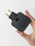 Тройник розетки плоский поворотный с USB Type-C 2500 Вт