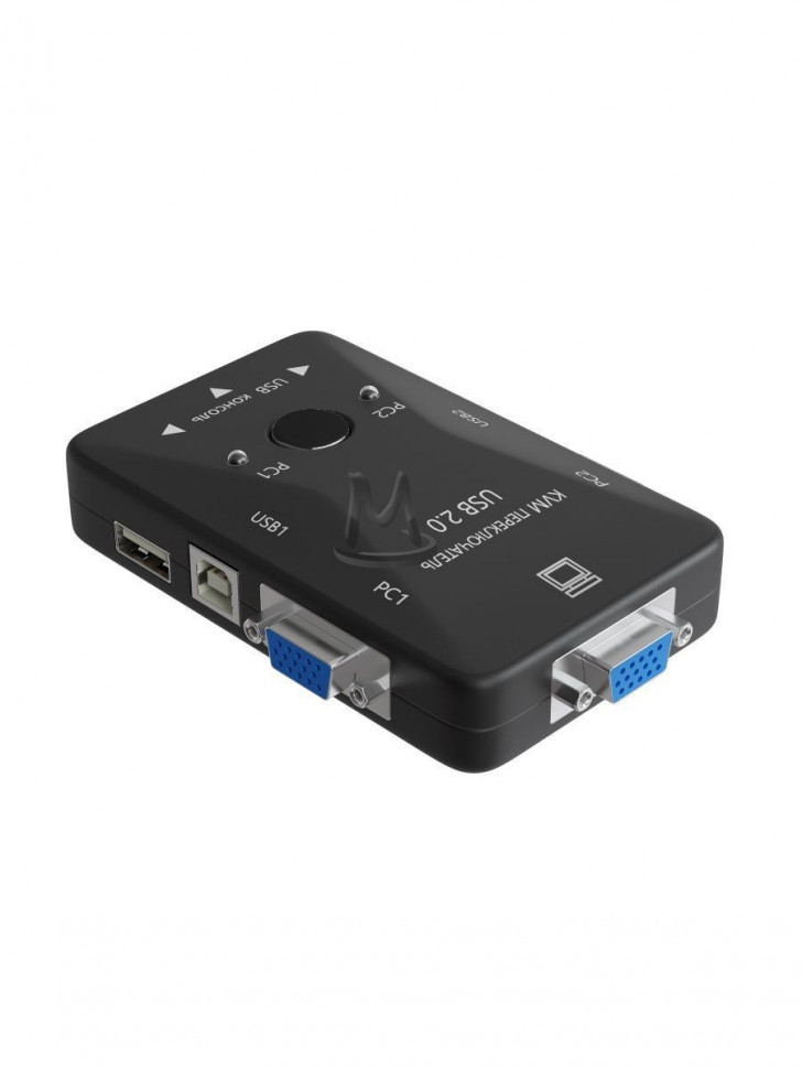 Переключатель переходник адаптер конвертер коммутатор KVM VGA USB 2 порта