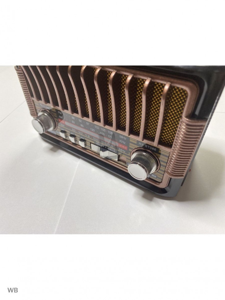 Ретро радиоприемник Bluetooth FM USB MP3 TF SD, MyLatso портативный радио плеер с работой от аккумулятора, батарейки или сети