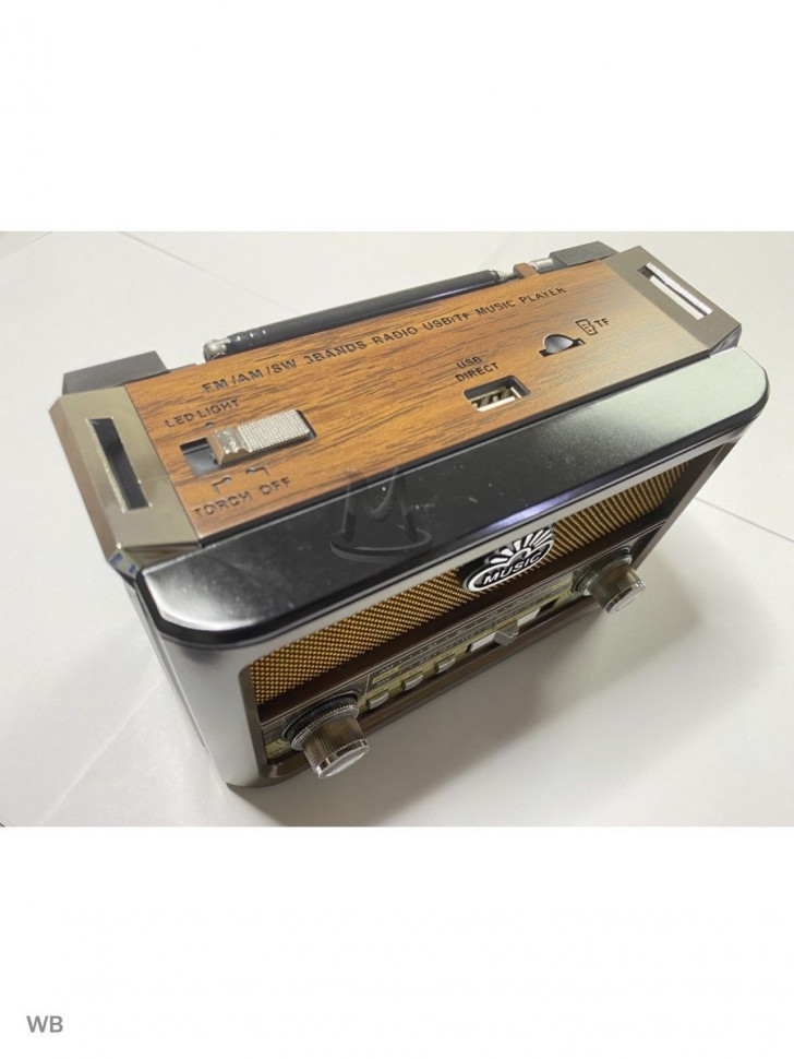 Ретро радиоприемник Bluetooth FM USB MP3 TF SD, MyLatso портативный радио плеер с работой от аккумулятора, батарейки или сети