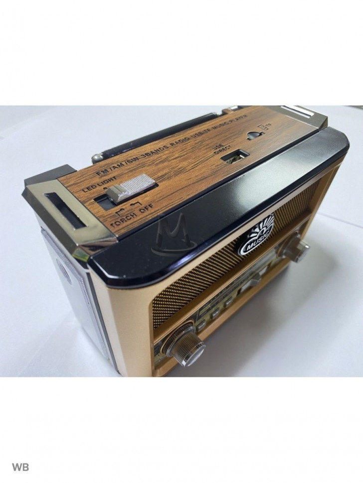Ретро радиоприемник Bluetooth FM USB MP3 TF SD, MyLatso портативный радио плеер с работой от аккумулятора, батарейки или сети