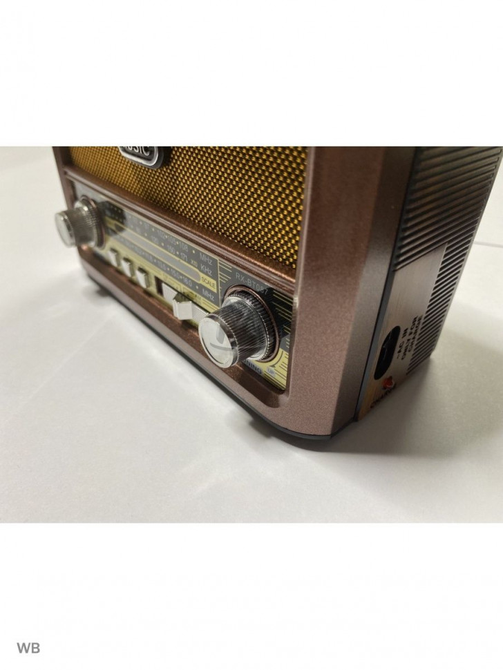 Ретро радиоприемник Bluetooth FM USB MP3 TF SD, MyLatso портативный радио плеер с работой от аккумулятора, батарейки или сети