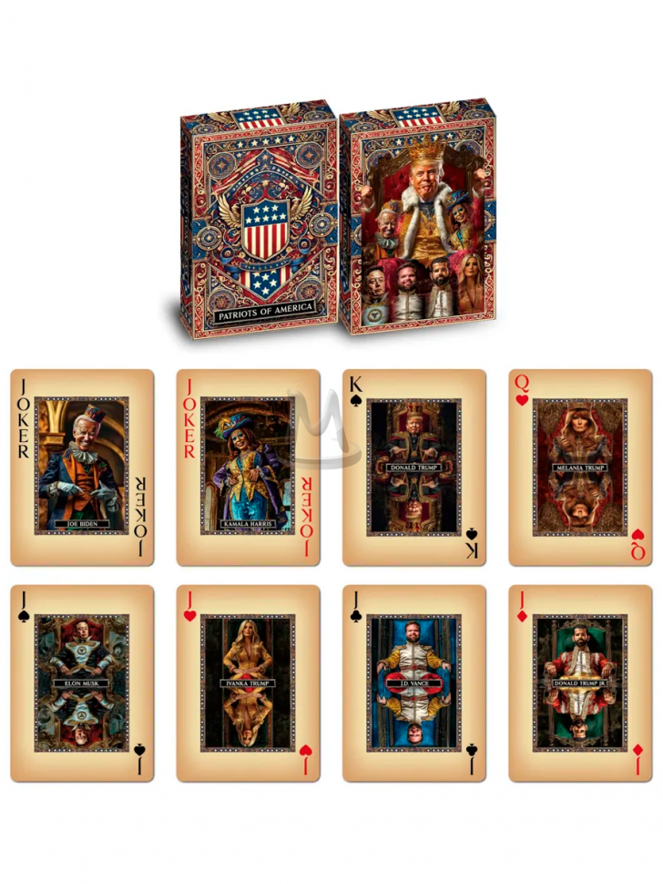 Игральные карты 54 штуки