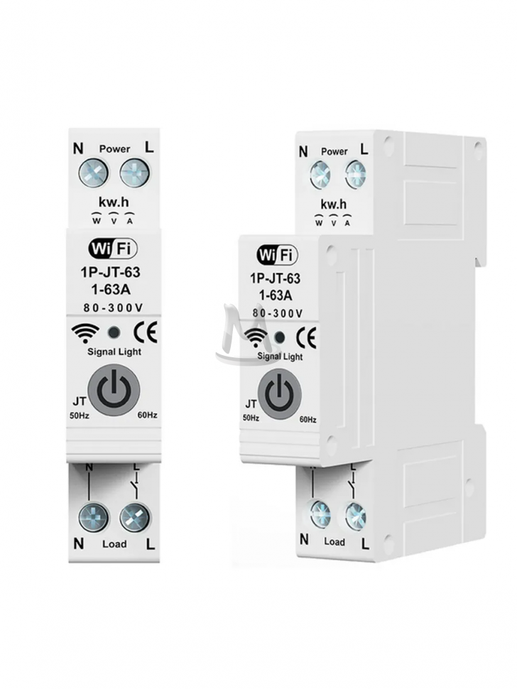 Умное реле напряжения WiFi 1-63А TUYA Smart Life