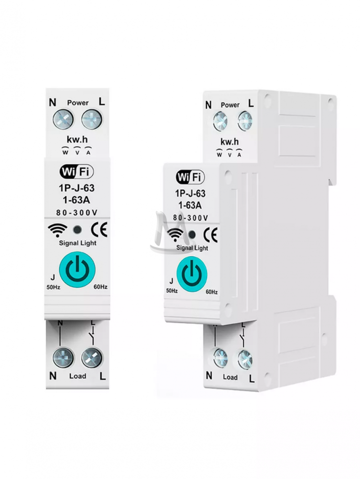 Умное реле напряжения WiFi 1-63А TUYA Smart Life