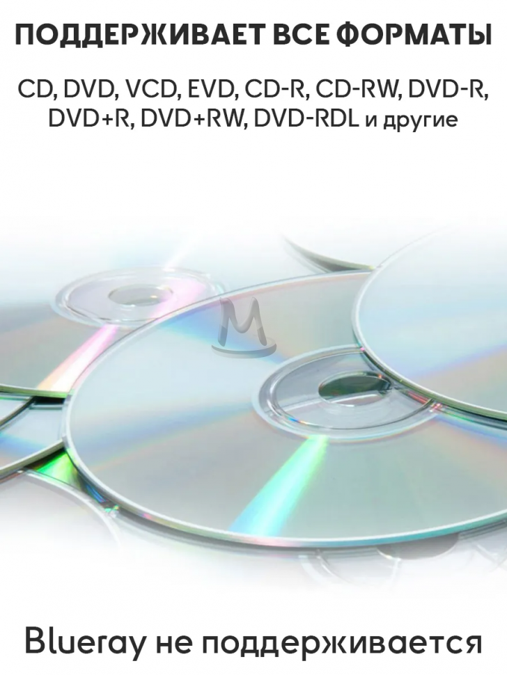 Внешний дисковод CD DVD оптический привод USB Хаб 4в1