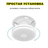 Умный беспроводной WI-FI датчик угарного газа CO и дыма, детектор тревоги задымления и утечки Tuya Smart Life с оповещением