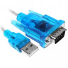 Переходник USB COM RS232 папа, кабель адаптер ЮЗБ 2.0 DB9 DB25 RS-232