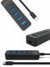 Разветвитель USB Type-C хаб 3.0 на 4 порта