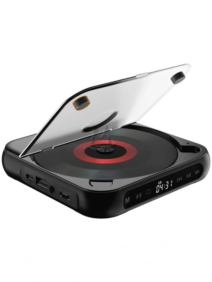 CD MP3 плеер для дисков музыки с bluetooth и наушниками