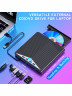 Внешний дисковод CD DVD оптический привод USB Хаб 7в1