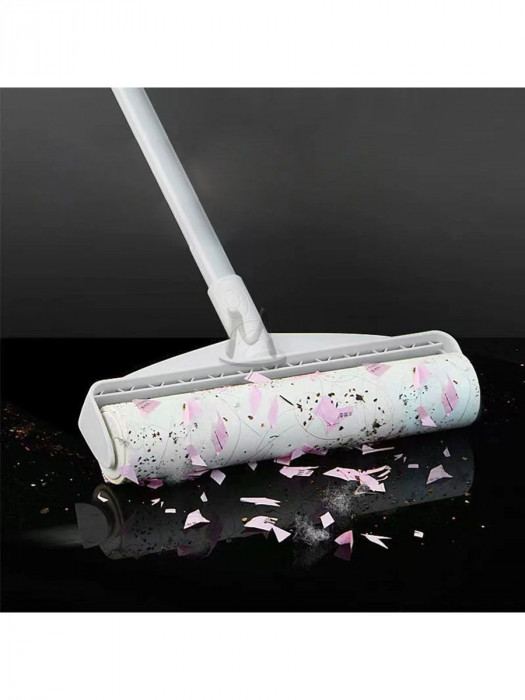 Сменный липкий ролик валик для щетки швабры